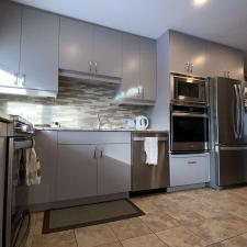 Expresso Cabinets Lightened up with Kitchen Cabinet Spraying in Winnipeg, Manitoba 8